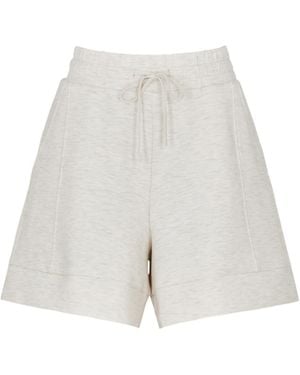 Varley Alder Stretch-Jersey Shorts - White