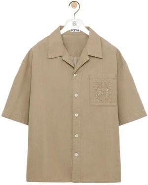 Loewe Short Sleeve Shirt - Natural