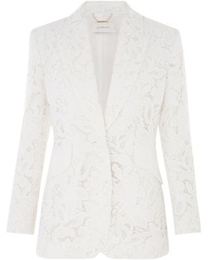 Zimmermann 'Natura Lace' Blazer - White