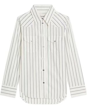 Zadig & Voltaire Striped Long-Sleeve Shirt - White