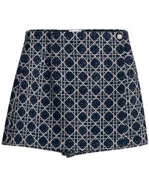 Dior Macrocannage Skort - White