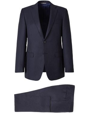 Canali Long-Sleeved Suit - Blue