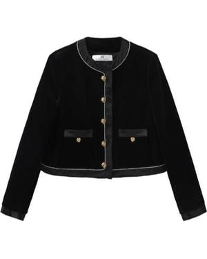 Marissa Chiara Buttoned Fragrant Jacket - Black