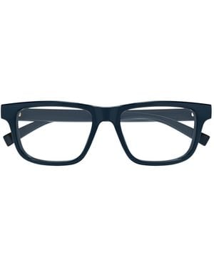 Gucci Eyewear Rectangular Frame Glasses - Blue