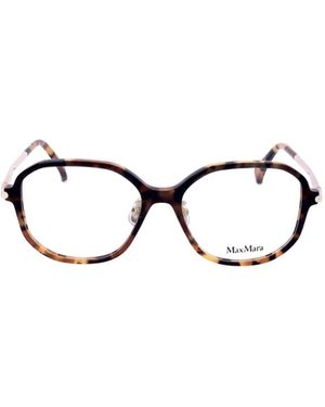 Max Mara Square Frame Glasses - White