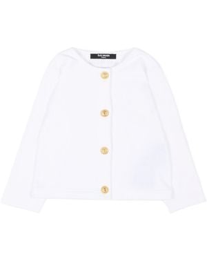 Balmain Buttoned Jacket - White