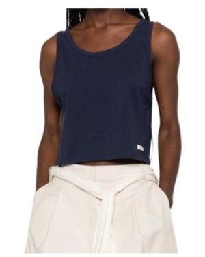 Sporty & Rich Crew Neck Vest - Blue
