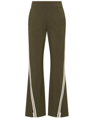 The Upside Petra Side-Stripe Track Trousers - Green