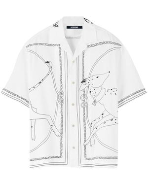 Jacquemus Shirt With Print - White