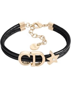 Dior Saddle Leather Bracelet - White