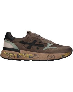 Premiata Lace-Up Sneakers - Brown