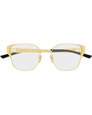 Gucci Geometric Eyeglasses - Metallic