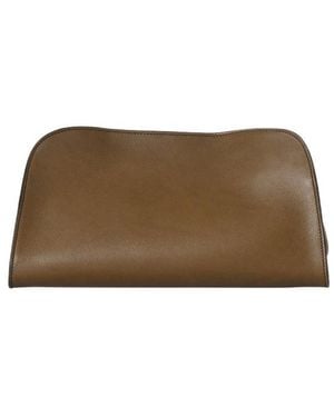 The Row Peggy Clutch - Brown
