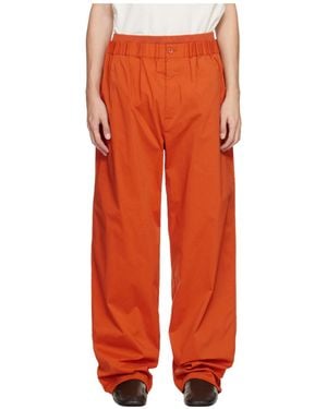 JW Anderson Waisted Joggers - Orange
