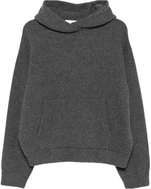 Rohe Hooded Long-Sleeved Jumper - Grey