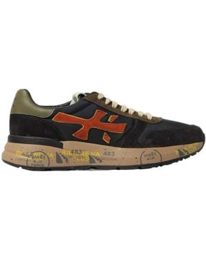 Premiata Lace-Up Sneakers - Black