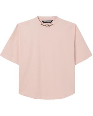Palm Angels Classic Logo Over Tee - Pink