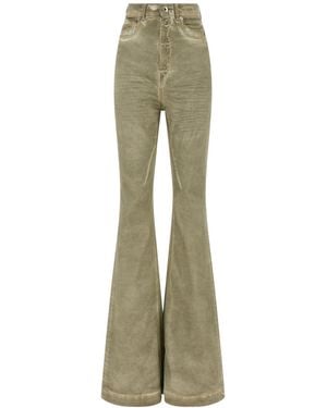 Rick Owens Bolan Bootcut Jeans - Green
