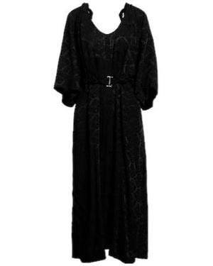 Ganni Long Dresses - Black