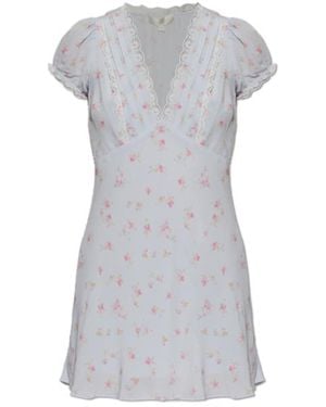 LoveShackFancy Printed Dress - Gray