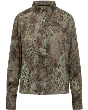 Ba&sh Cornelia Printed Shirt - Green