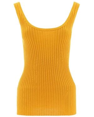 Chloé Rib Vest - Yellow