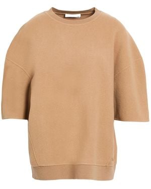 Max Mara Tiedye Shortsleeve Knit Sweater - Natural