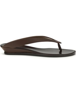 Giuseppe Zanotti Nour Slip-On Wedge Sandals - Brown