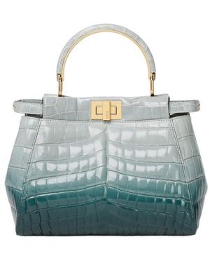 Fendi Gradient Crocodile Bag - Blue