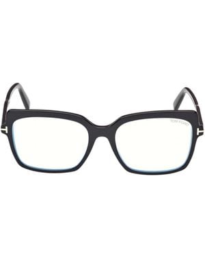 Tom Ford Eyewear Butterfly Frame Glasses - White