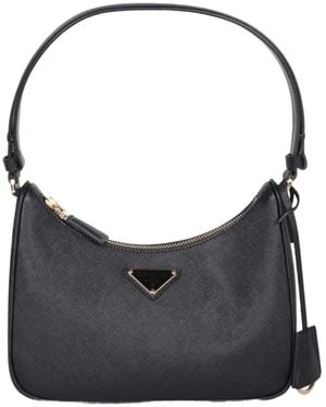 Prada Zipper Handbag - Black