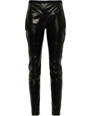 Rick Owens Twill Leggings - Black