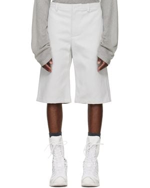Rier Belt Loop Shorts - White