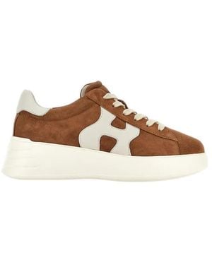 Hogan Rebel H562 Low-Top Trainers - Brown
