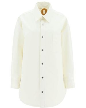 Khrisjoy Oversize Boyfriend Shirt - White