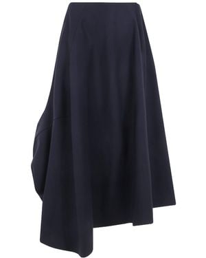 Comme des Garçons Asymmetrical Skirt - Blue