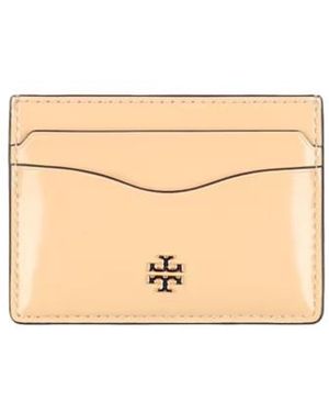 Tory Burch Smooth Leather Wallet - Natural