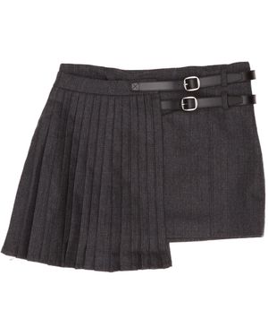 Coperni Pleated Mini Skirt - Black