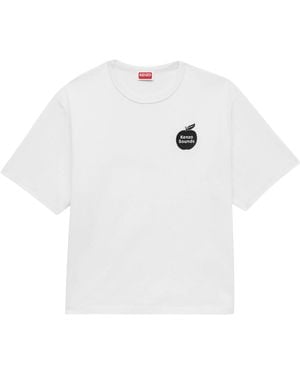 KENZO Sounds' Embroidered Loose T-Shirt - White