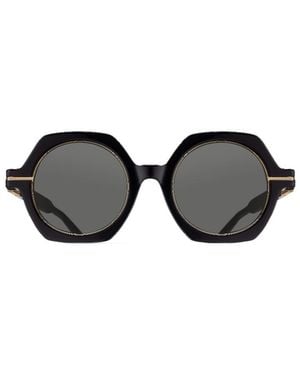 Matsuda Geometric Sunglasses - Multicolor