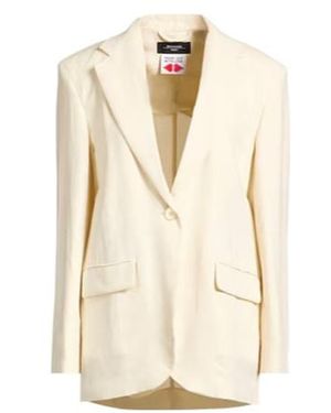 Weekend by Maxmara Single-Breasted Blazer - Natural