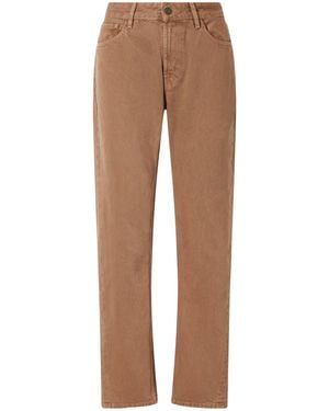 Kallmeyer Adina Low-Rise Straight-Leg Jeans - Brown