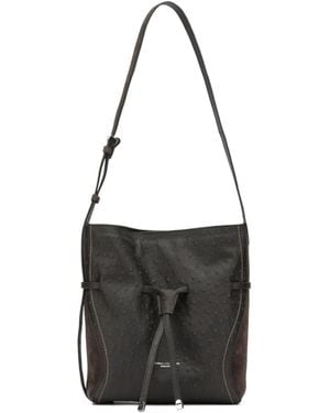 Gianni Chiarini Drawstring Shoulder Bag - Black