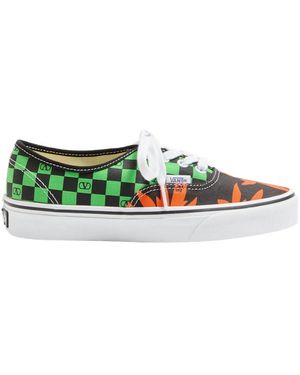 Vans X Vlogo Signature Checkerboard Trainers - Green