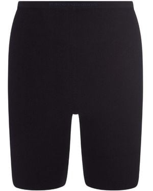 Rabanne Logo Embroidered Cycling Shorts - Blue