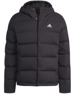 adidas Helionic Hooded Down Jacket - Black