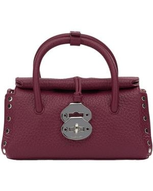 Zanellato Dotta Baby Top Handle Shoulder Bag - Purple