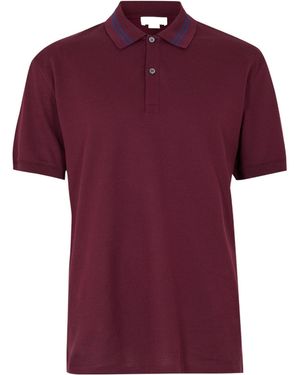 McQueen Short-Sleeve Polo Shirt - Red