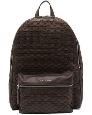 Orciani Zipper Backpack - Black