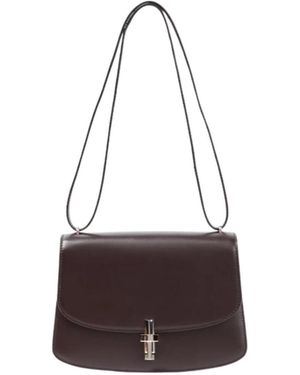 The Row Sofia 10 Flap Shoulder Bag - Brown